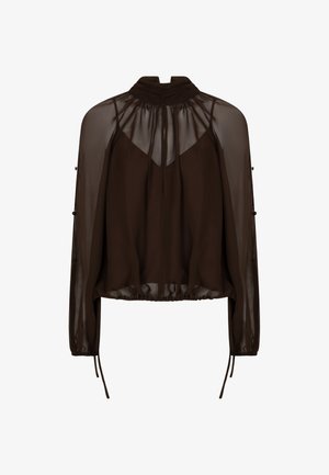 Dante6, DANTE6-SONIA BOHO SLEEVE DETAIL BLOUSE - Blouse - brown