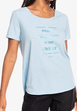 T-shirt imprimé - mottled blue