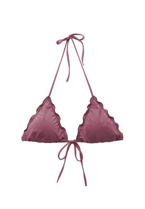 PULL&BEAR Haut de bikini - bordeaux