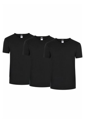 Claudio 3 PACK - Undershirt - black