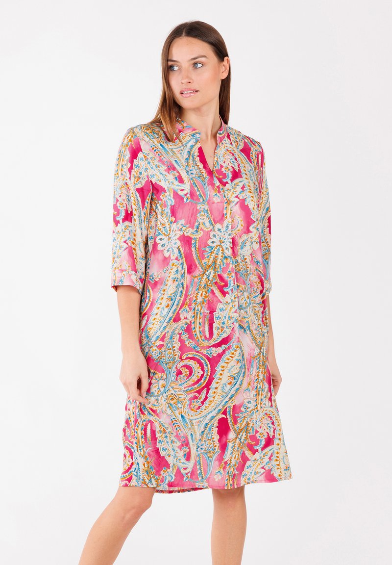 Key Largo WD INDIA V-NECK - Vestito casual - pink