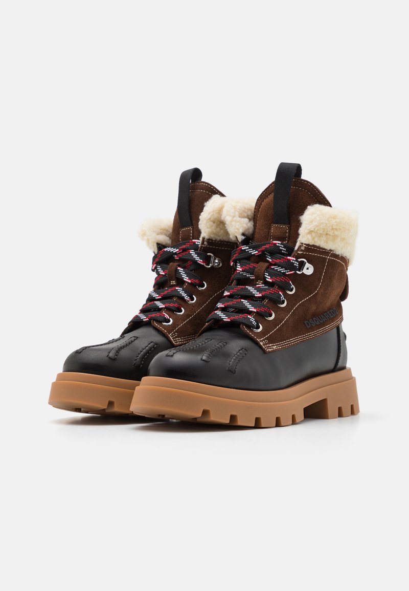 Dsquared2 UNISEX - Lace-up ankle boots - black/brown/black  display picture 1