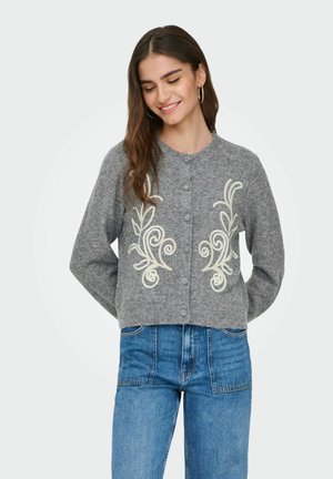 JDYJELLA - Vest - dark grey melange