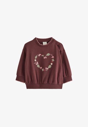 Lindex, LINDEX SWEATSHIRT WITH BRUSHED INSIDE LINDEX - Sweatshirt - dark brown