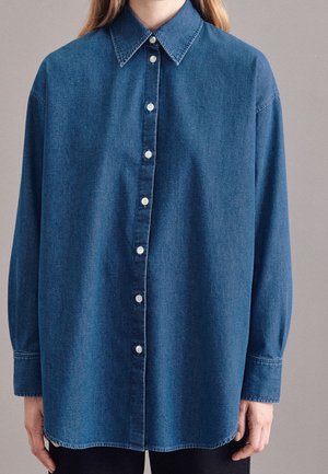 Overhemdblouse - dark blue