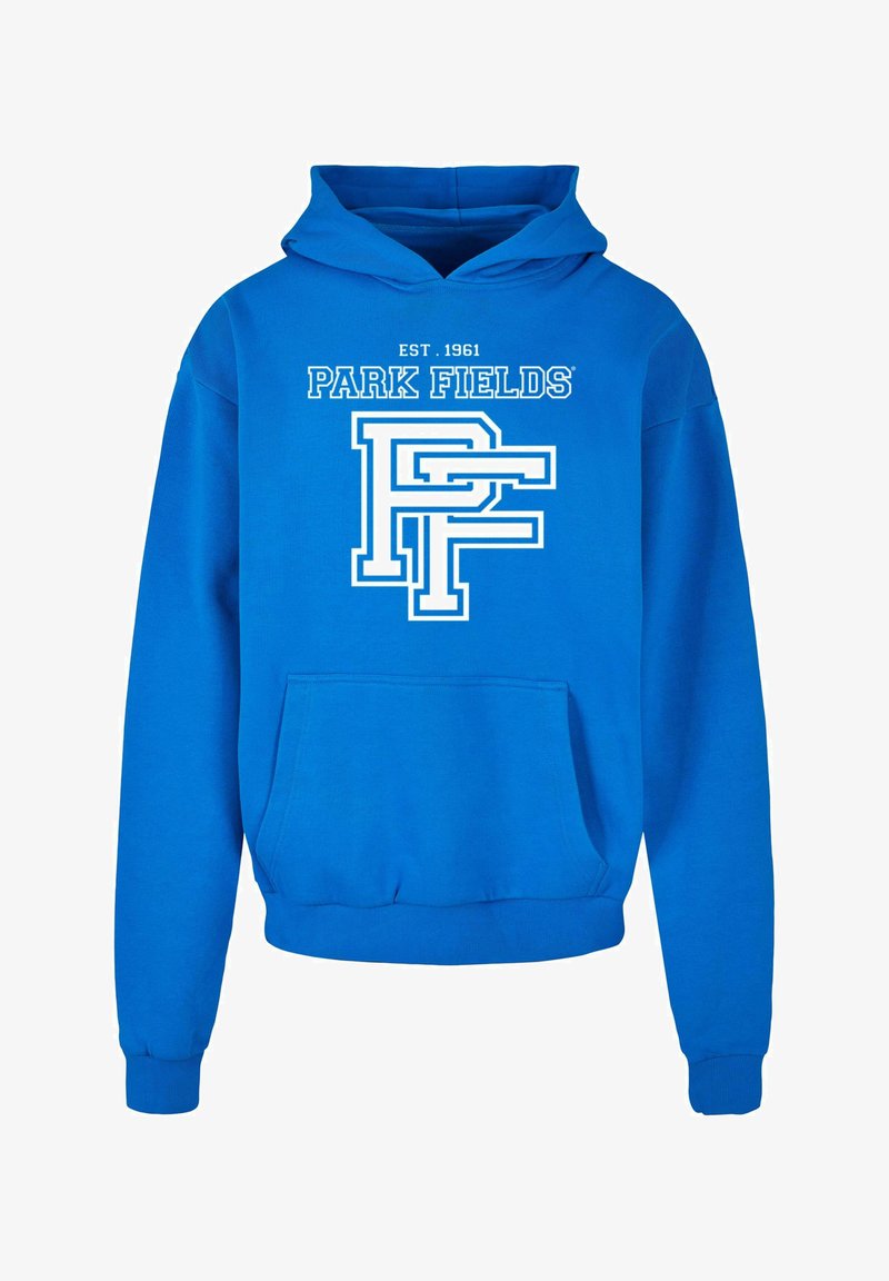 Merchcode PARK FIELDS - ICON ULTRA HEAVY - Felpa con cappuccio - blue