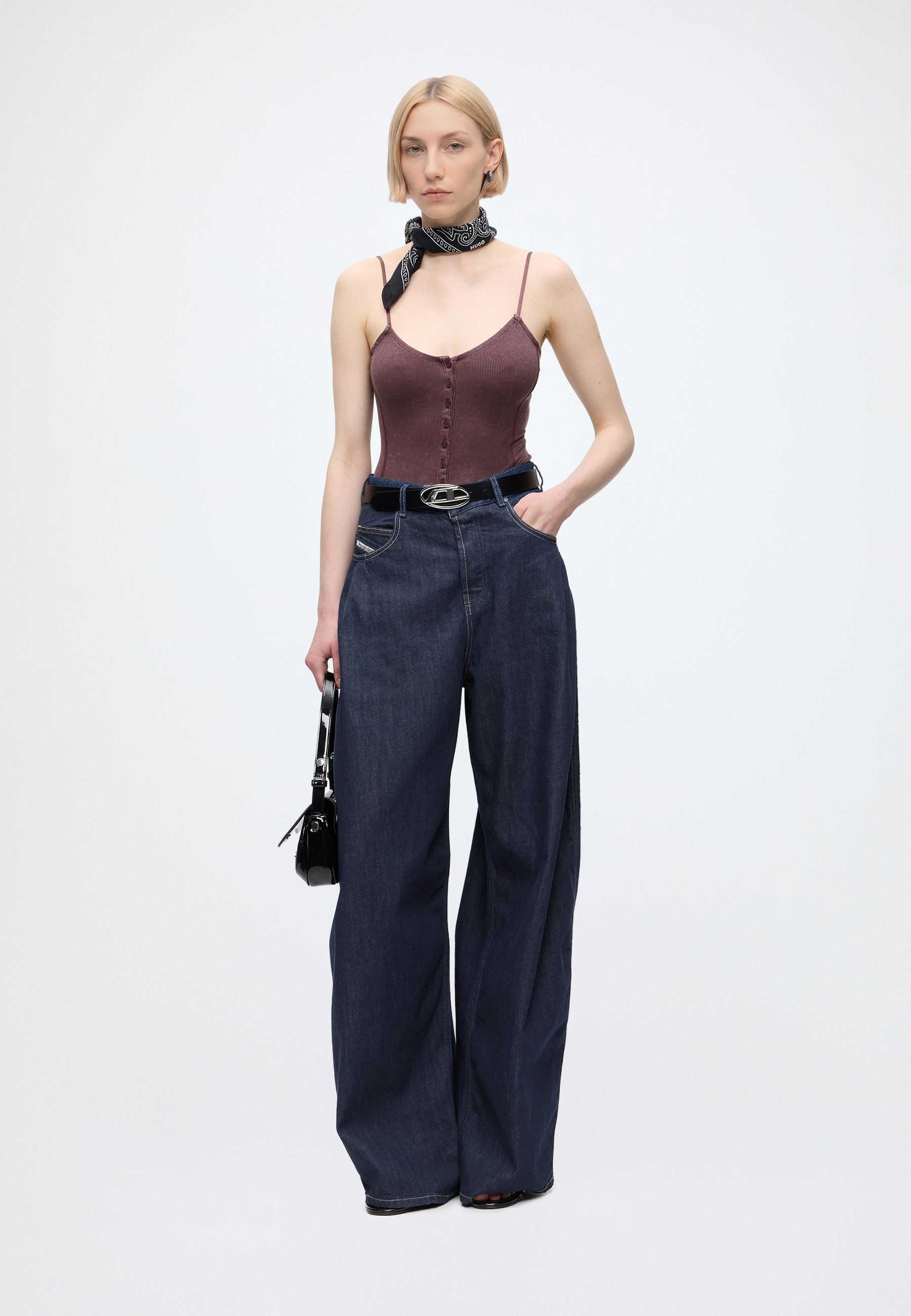 Diesel KHELZ - Baggy Jeans - blue/blue denim - Zalando.ie