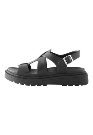 Next REGULAR FIT - FOREVER COMFORT CHUNKY - Sandalias con plataforma - new black