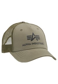 Alpha Industries BASIC TRUCKER UNISEX - Cap - hunter brown/braun