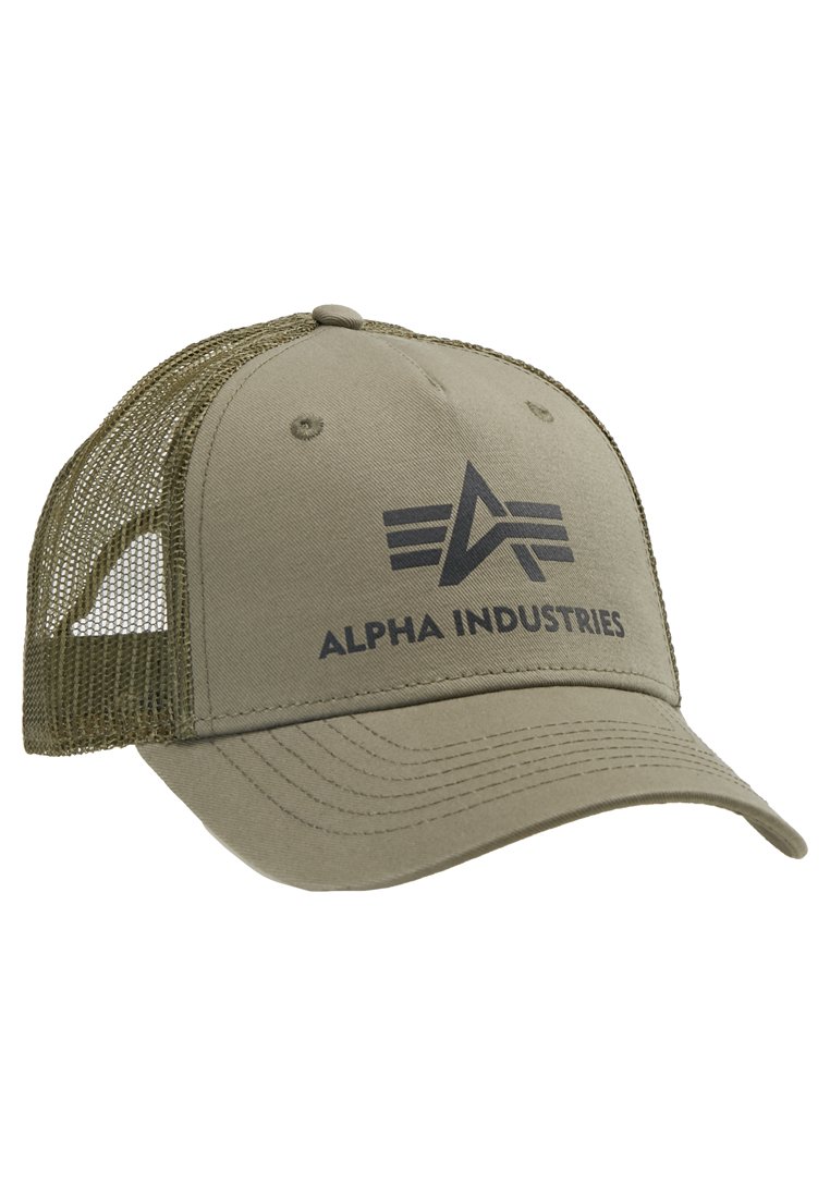 Alpha Industries BASIC TRUCKER CAP UNISEX - Cap - dark green - Zalando ...