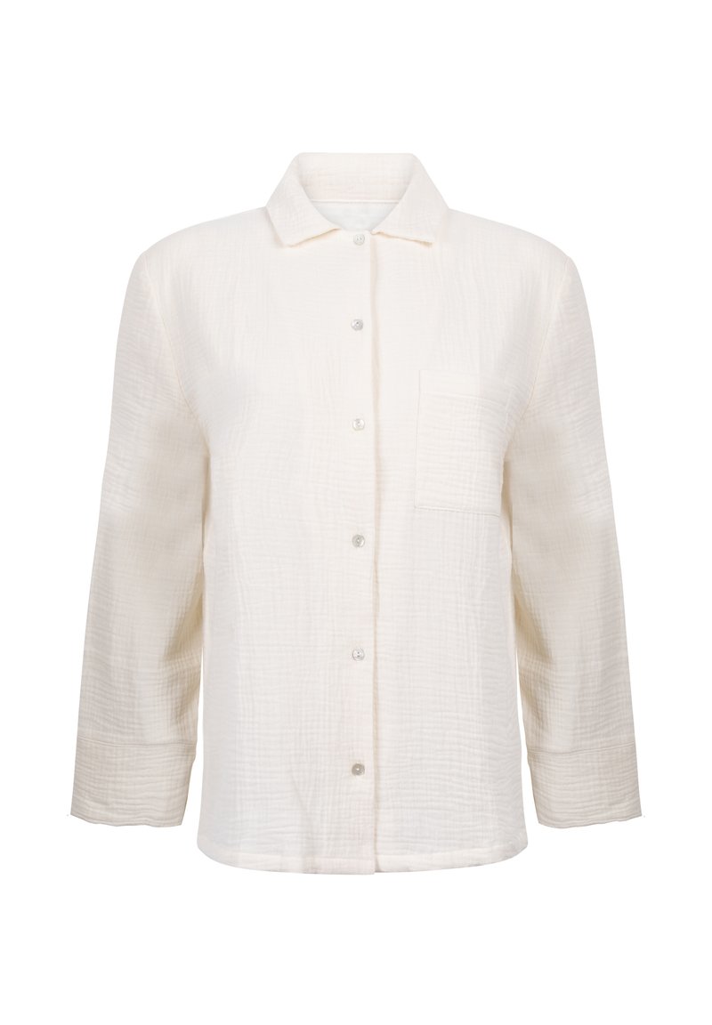 Hunkemöller Pyjamashirt wit Hunkemöller Pyjamashirt wit