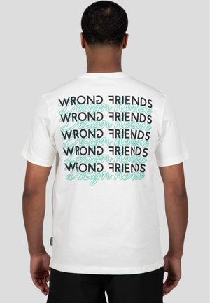 HERRERO  - T-shirt con stampa - coconut white