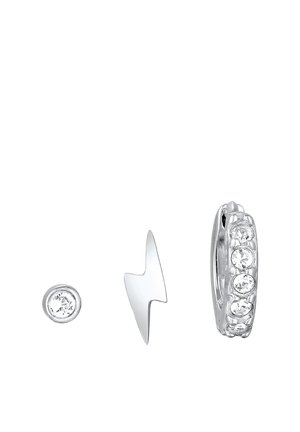 SPARKLING BASIC SET - MIT KRISTALLEN VON SWAROVSKI® - Øreringe - silberfarben