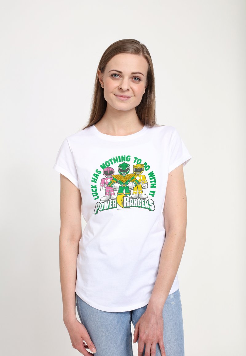 Henry Tiger POWER RANGERS LUCKY RANGERS - T-shirt z nadrukiem