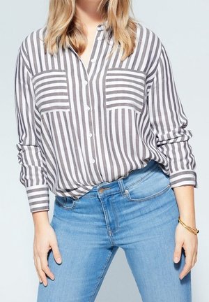 Overhemdblouse - grey