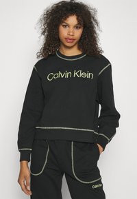 Calvin Klein Underwear SWEATSHIRT FUTURE SHIFT LW - Sportska majica - black/sunny