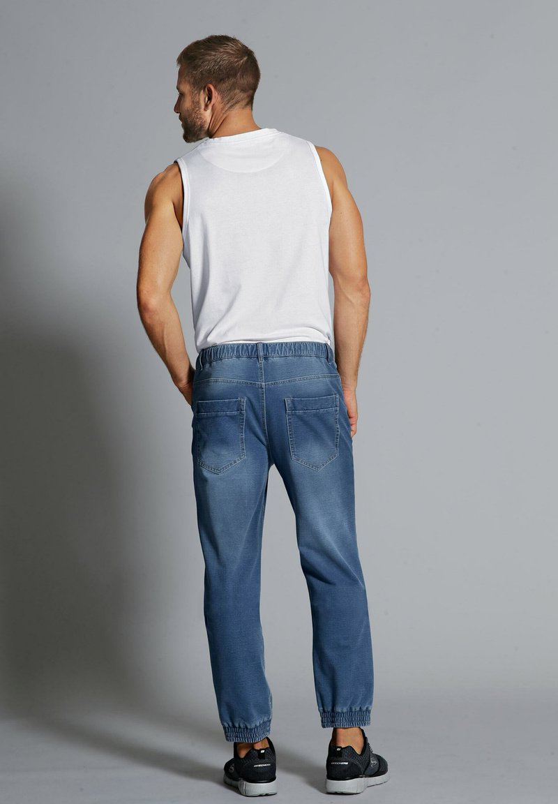 Herren Skinny Fit | John F. Gee Jeans Straight Leg blau - XM47762 Herren Skinny Fit | John F. Gee Jeans Straight Leg blau - XM47762