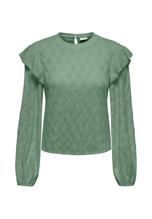 JDY, TOP JDYLOLLIE TOP - Blouse - hedge green