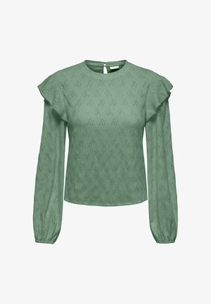 JDY, TOP JDYLOLLIE TOP - Μπλούζα - hedge green