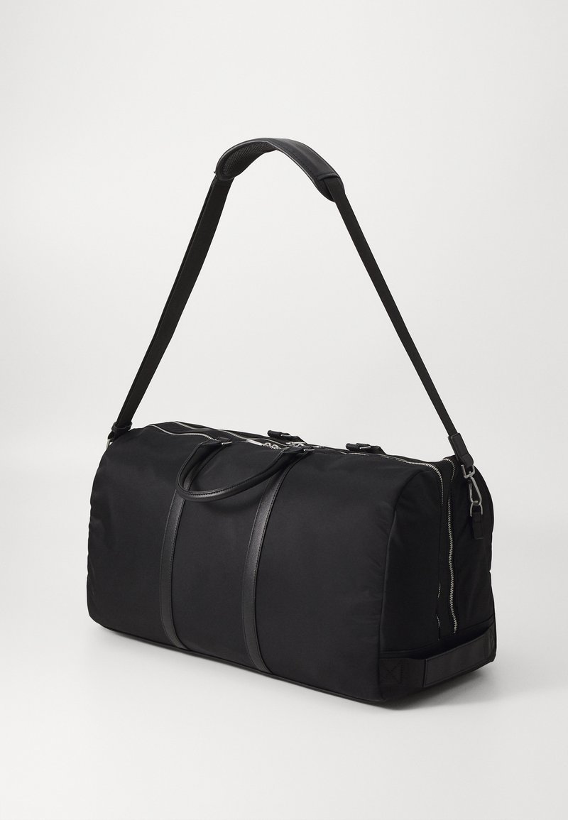 GUESS Pisa Double Zip Weekender - Borsa Da Viaggio In Nylon Nero, 60x28x30 Cm - 3