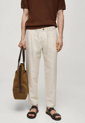 Mango Pantalon classique - off-white
