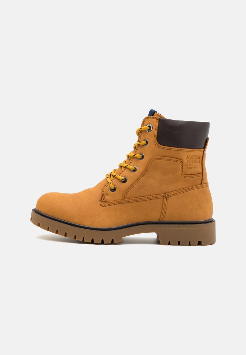 Jack & Jones JFWFINIUS BOOT Bottines à lacets Honey/jaune foncé ZALANDO.FR