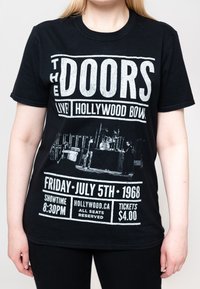 Paradiso Clothing THE DOORS HOLLYWOOD BOWL - Print T-shirt - black