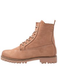 Blackstone Botines con cordones - beige