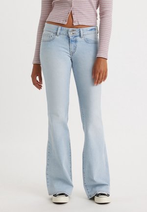 Flared jeans - light-blue denim