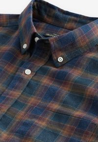 Next CHECK - Cămașă - navy blue rust brown