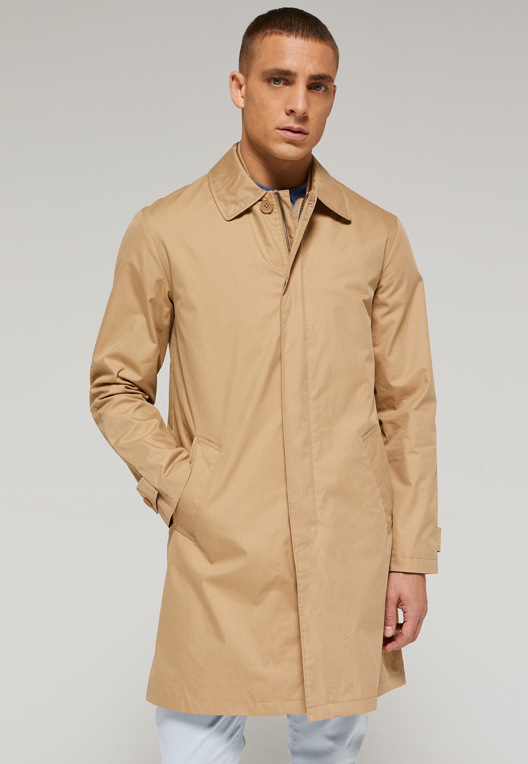 Van Gils HEREN - Halflange jas - beige - Zalando.nl