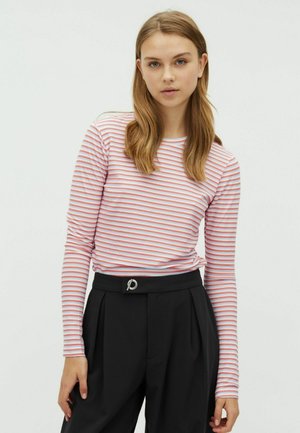 CHRISTINA-M - Longsleeve - emberglow blue stripe