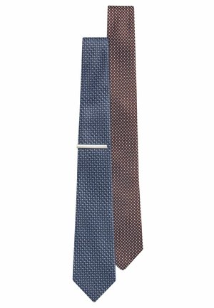 TEXTURED WITH 2 PACK REGULAR - Solmio - navy blue rust brown