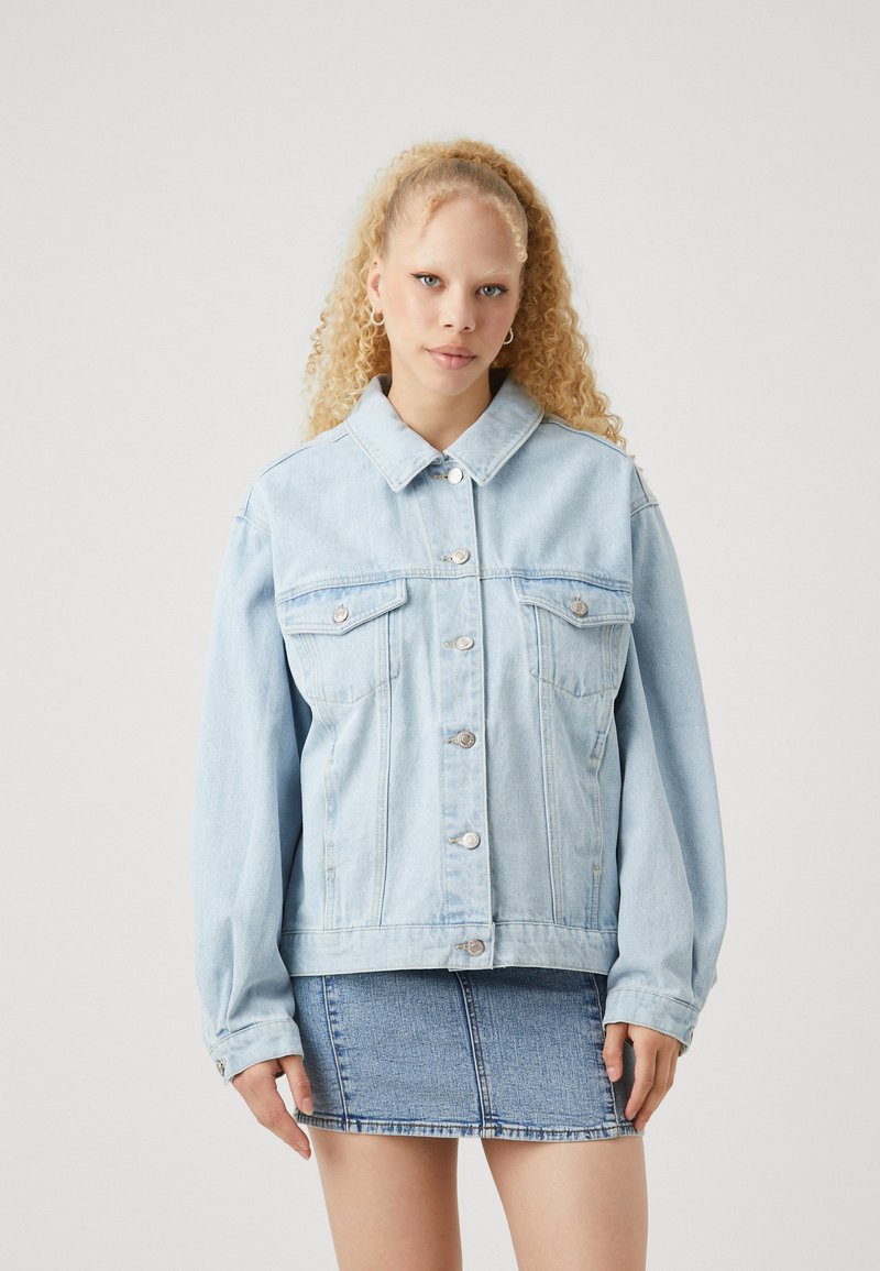 ONLY - ONLPENNY FRILL JACKET - Denim jacket - light blue denim, Enlarge