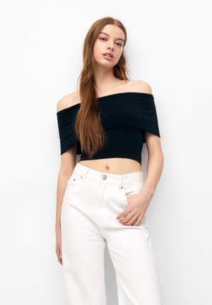 PIECES Top PCMALIVA Donna - Maglia A Maniche Lunghe Con Scollo A V Doppio, Morbida E Elasticizzata, Vestibilità Regolare - 2