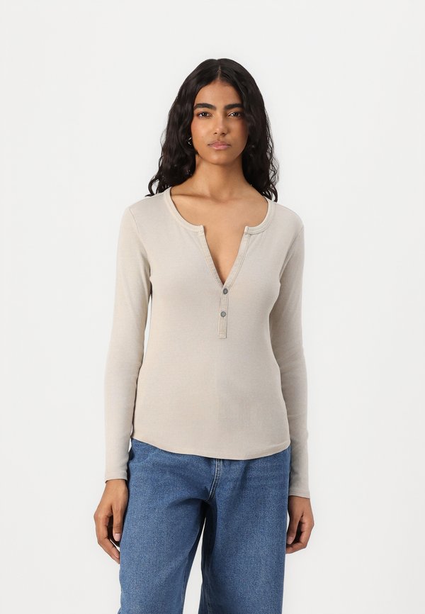 SLIM - Long sleeved top - brick