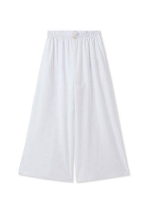 WIDE - Pantaloni - bianco ottico