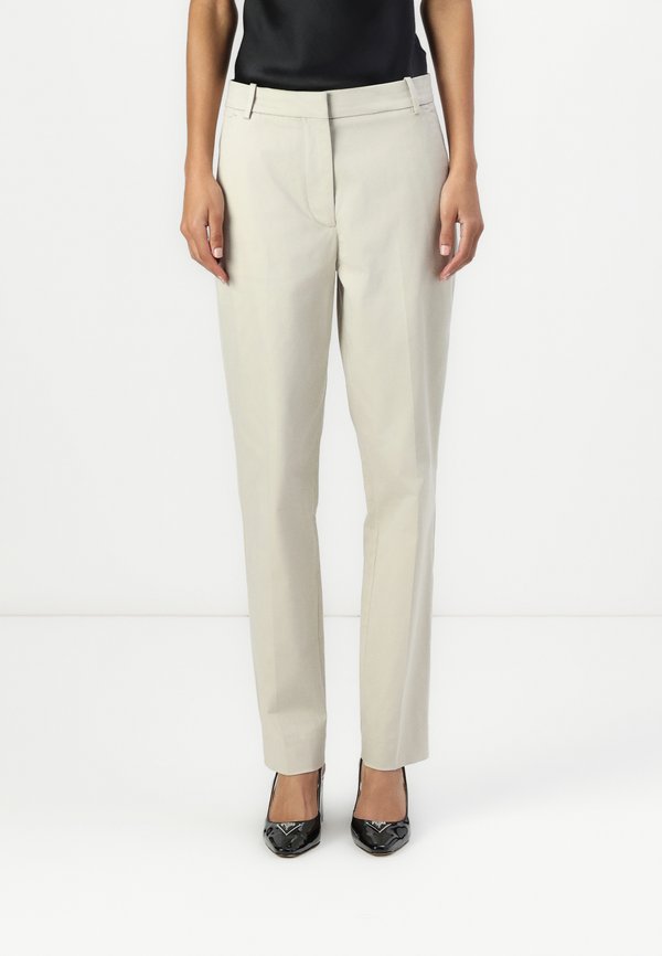 SLIM PANT - Trousers - silver lining