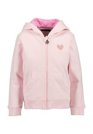 MIT KAPUZE - Felpa con zip - rosa