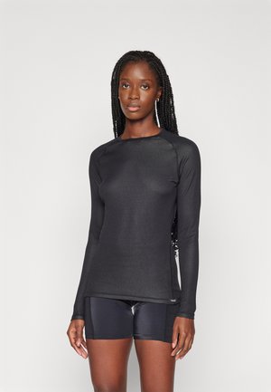 WOMENS RIDE THERMAL LONG SLEEVE BASE LAYER - Topper langermet - black