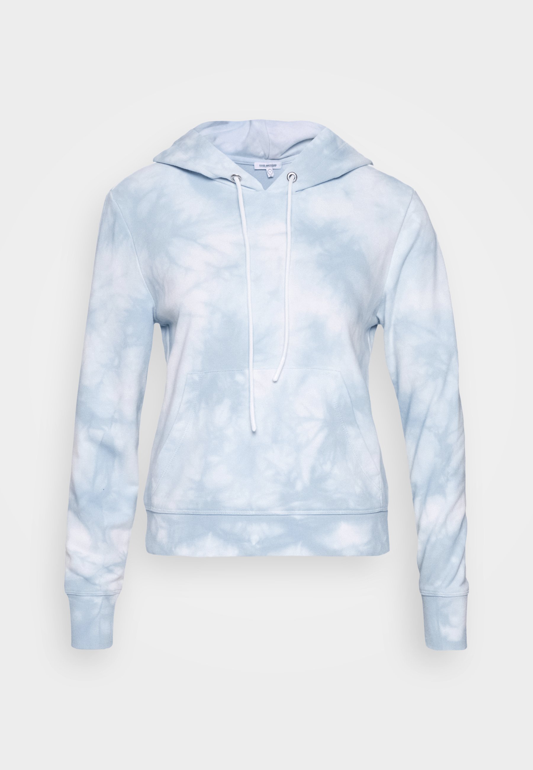 tie dye light blue hoodie