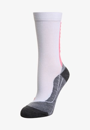 FALKE, ACHILLES - Sportsocken - white/neon-red