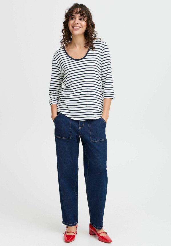 FRFEPORSI - Long sleeved top - blanc de blanc mix3