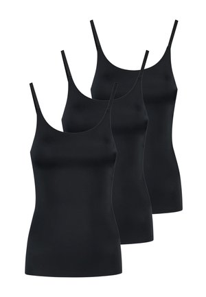 3-PACK - Unterhemd/-shirt - black