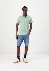 Abercrombie & Fitch Icon Don't Sweat It Polo - Polotričko - basil