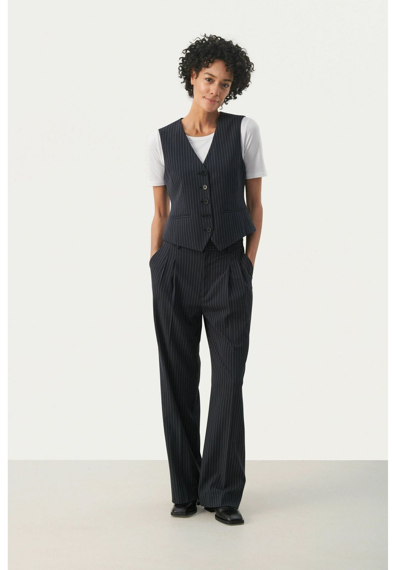 Part Two RIKKE - Vesta - dark navy pinstripe