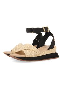 Gioseppo MEHAMA - Sandalias con plataforma - black