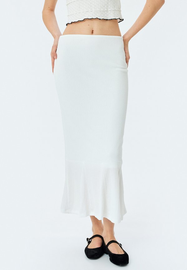 Bleistiftrock - beige