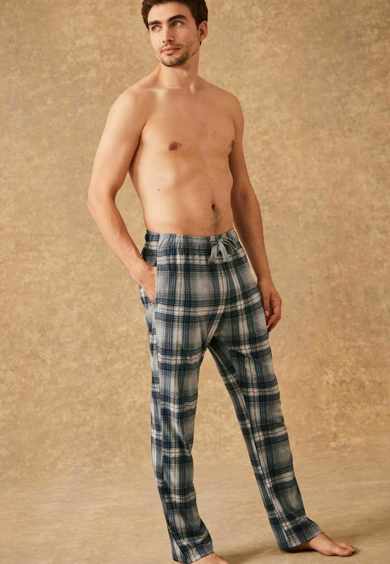 Next MOTION FLEX COSY STANDARD - Pyjamahousut/-shortsit - grey check