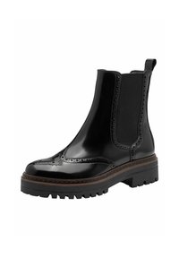 Tamaris CHELSEA - Botines con plataforma - black